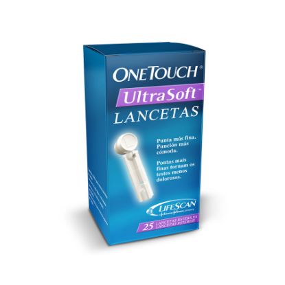 LANCETAS ONE TOUCH ULTR-SOFTx25