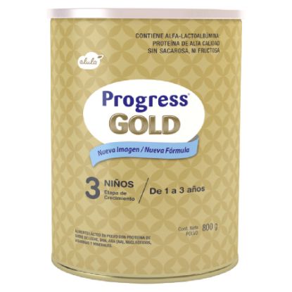 LECHE PROGRESS GOLD 3 ALULAx800GR