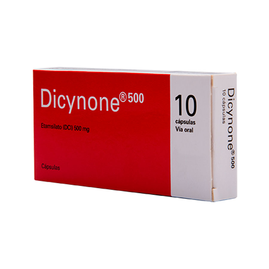  DICYNONE 500 mg OM PHARMA x 10 Cápsulas298987