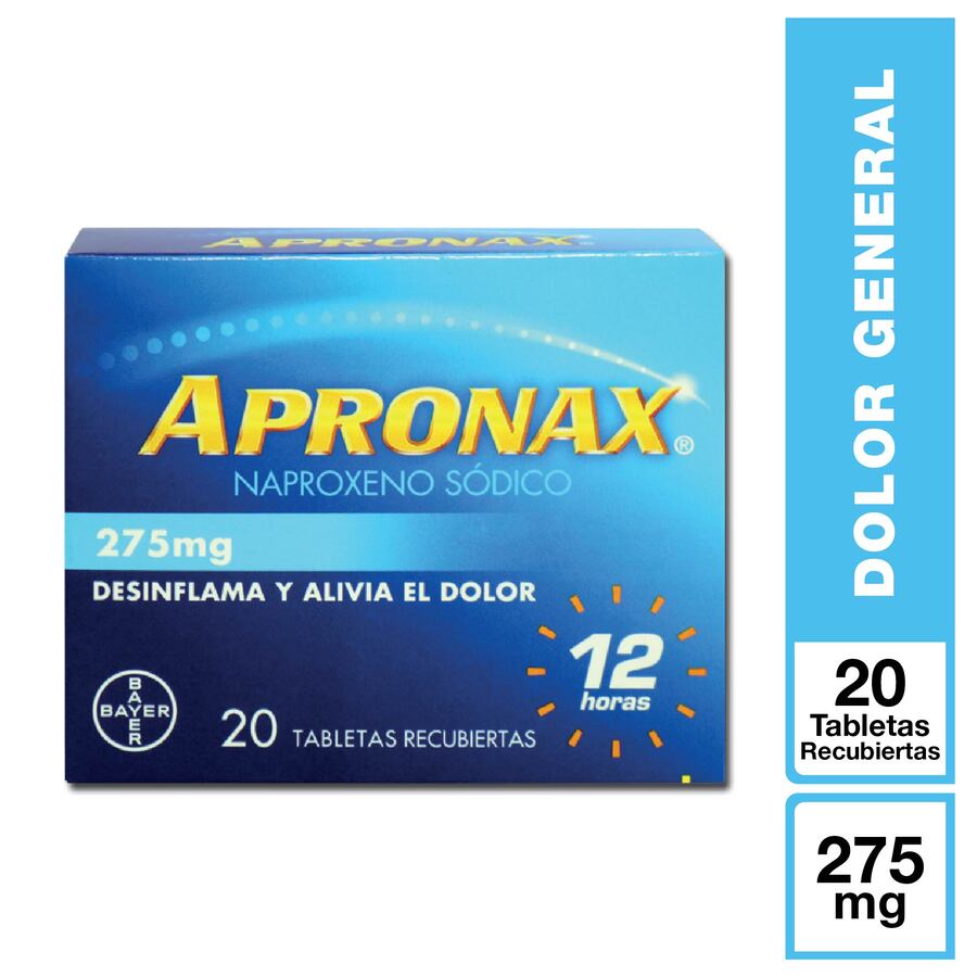  Antiinflamatorio APRONAX 275 mg Tableta x 20299008