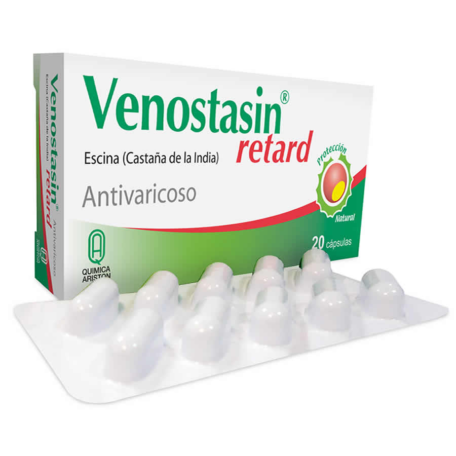  Antivaricoso VENOSTASIN 300 mg Cápsulas x 20299254