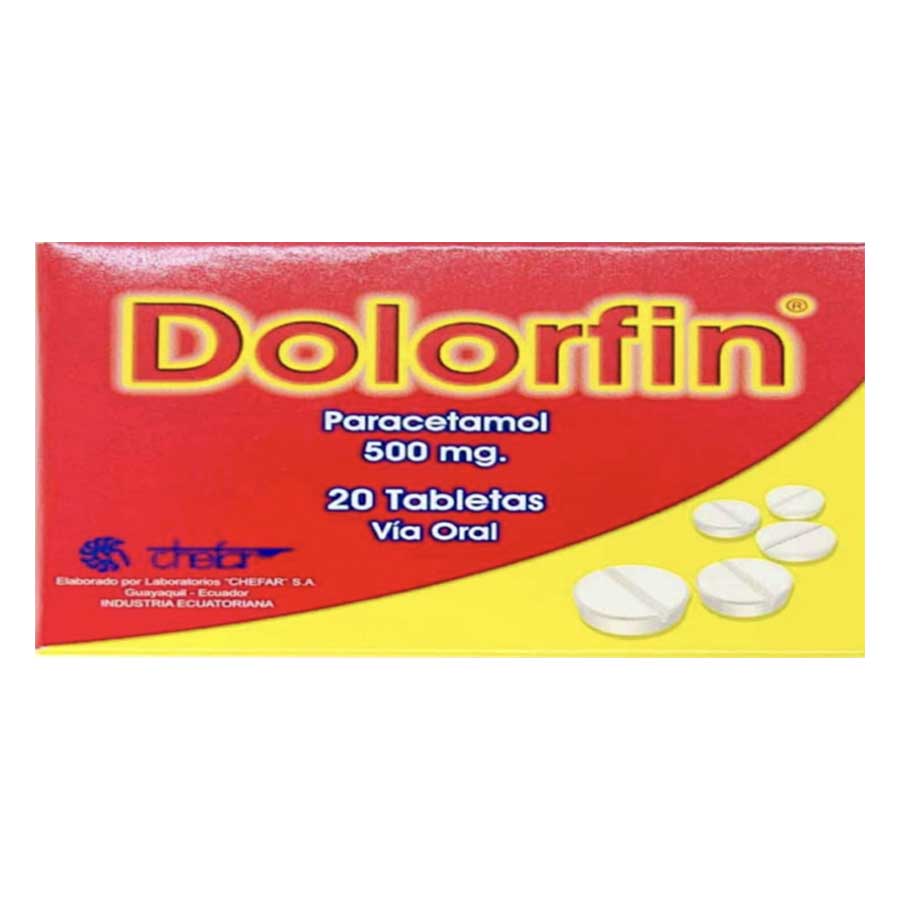  DOLORFIN 500 mg CHEFAR x 20 Tableta299330