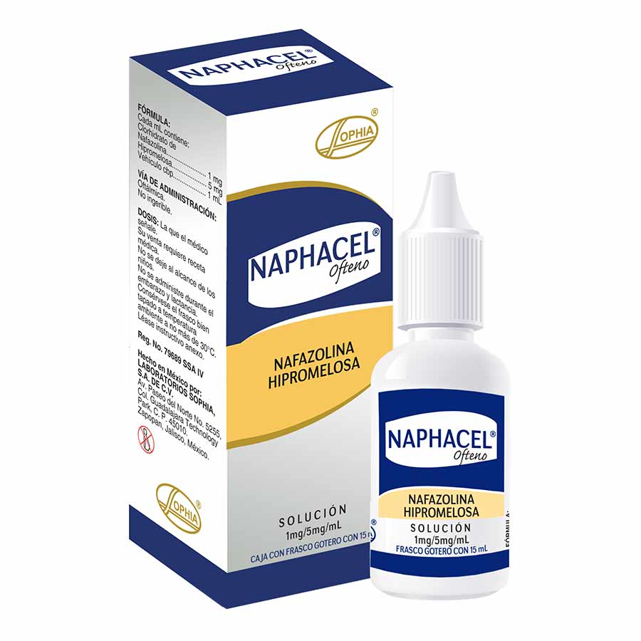  NAPHACEL 1 mg x 5 mg SOPHIA Ofteno Solución Oftálmica299372