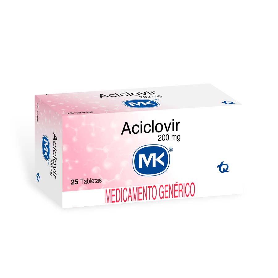  ACICLOVIR 200 mg TECNOQUIMICAS x 25 Tableta299512