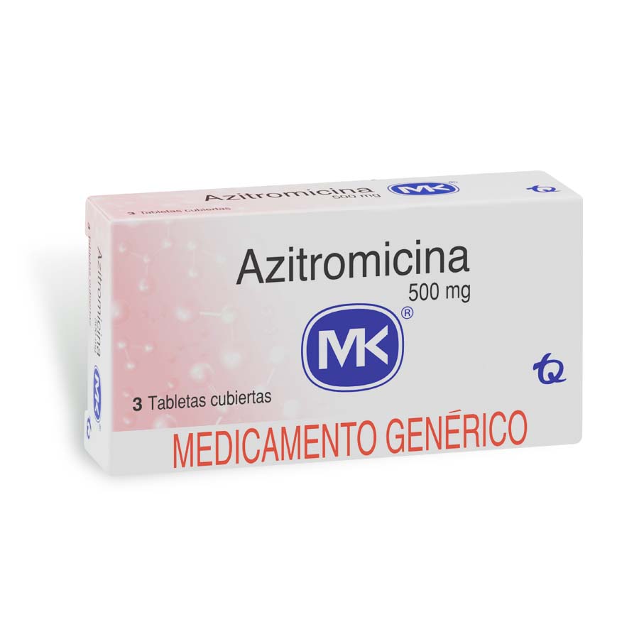  AZITROMICINA 500 mg TECNOQUIMICAS x 3 Tableta Recubierta299516