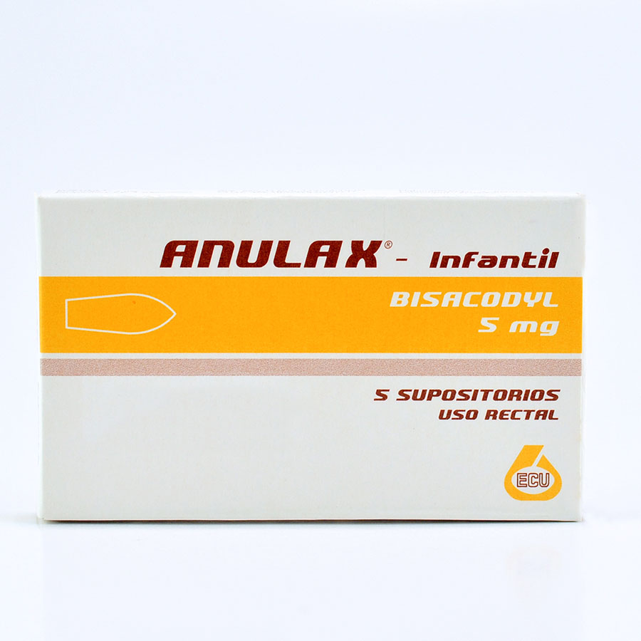  ANULAX 5 mg ECU x 5 Infantil Supositorio299524