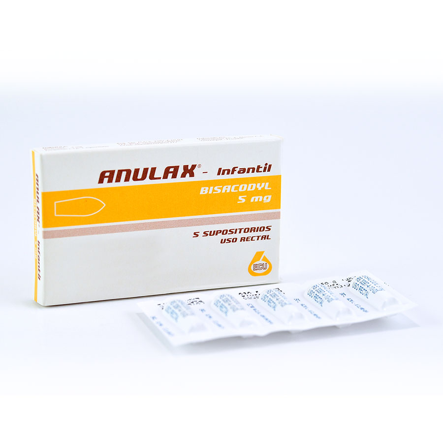  ANULAX 5 mg ECU x 5 Infantil Supositorio299524