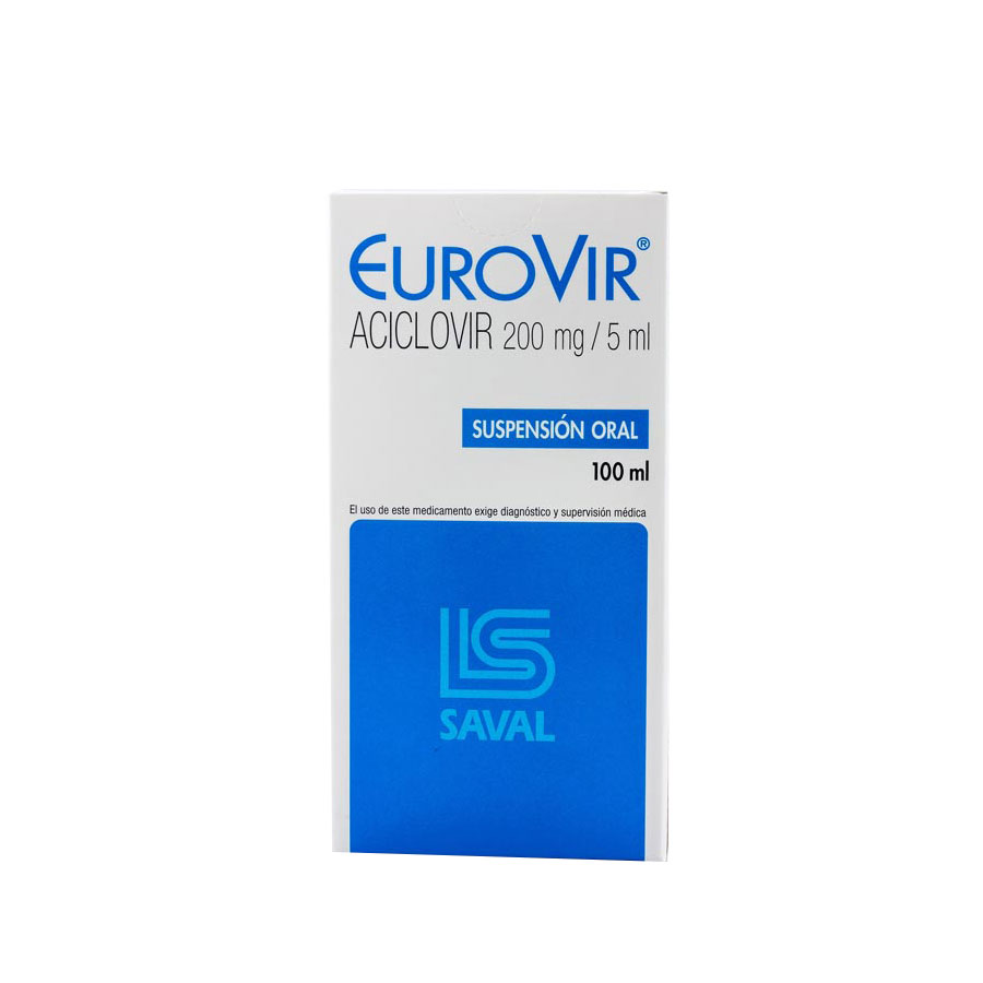  EUROVIR 200 mg/5 ml ECUAQUIMICA Suspensión299571