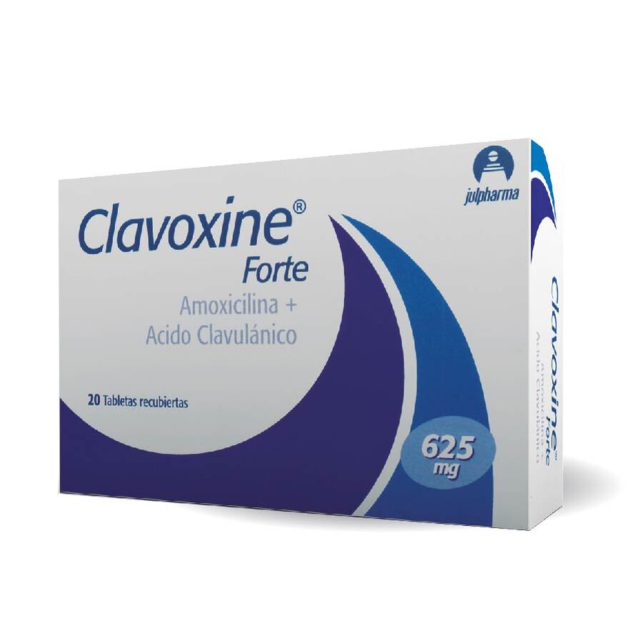  CLAVOXINE 500 mg x 125 mg DYVENPRO x 20 Forte Tabletas Recubiertas299607