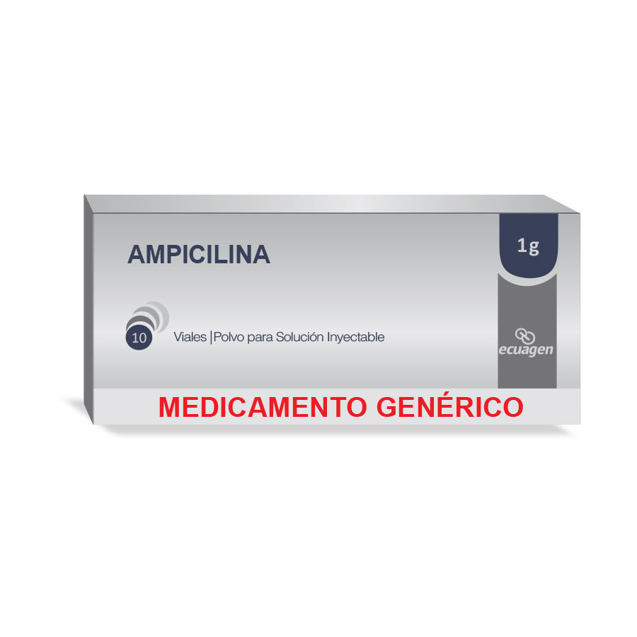  AMPICILINA 1000 mg ECUAGEN x 100 Tableta299720