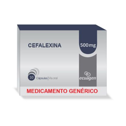  CEFALEXINA 500 mg ECUAGEN x 10 Cápsulas301801