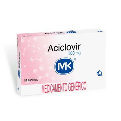  ACICLOVIR 800 mg TECNOQUIMICAS x 10 Tableta302185