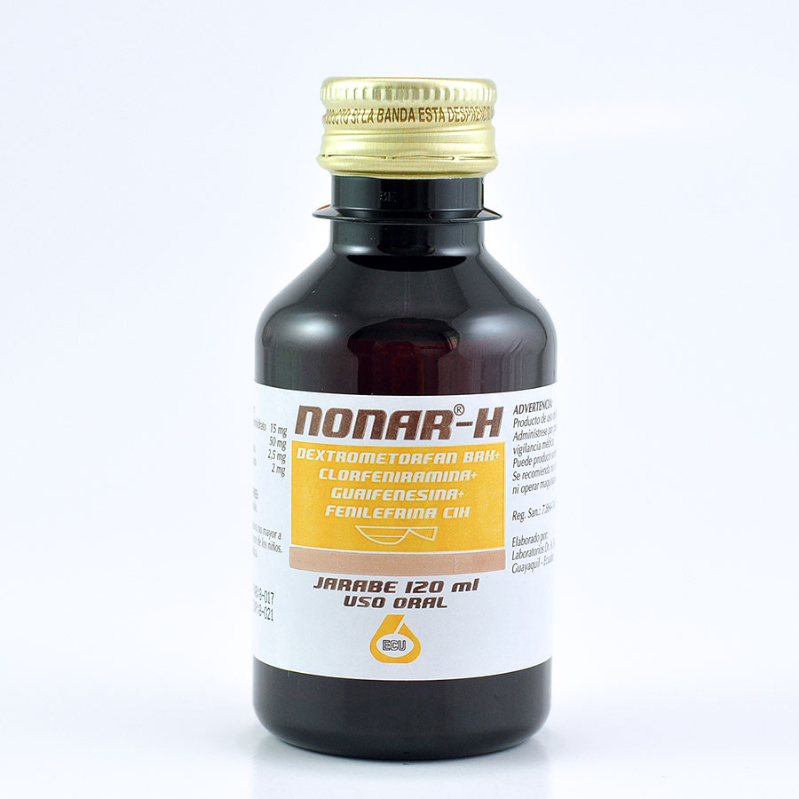  NONAR 50 mg x 15 mg x 2 mg x 2.5 mg ECU NONAR H Jarabe328253