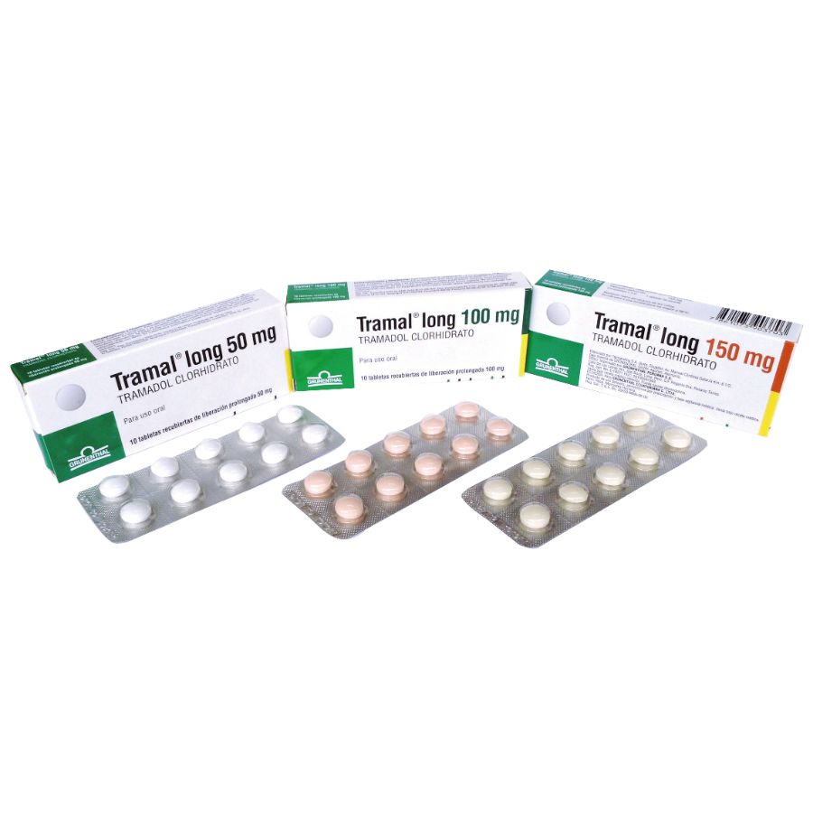  TRAMAL 100 mg GRUNENTHAL x 10 Tableta Recubierta328474