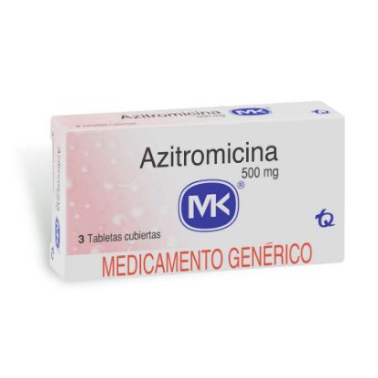  AZITROMICINA 500 mg TECNOQUIMICAS x 3 Tableta Recubierta328608