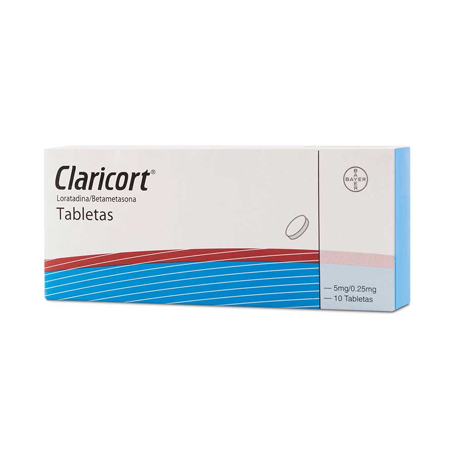  CLARICORT 5 mg x 0.25 mg BAYER x 10 Tableta328727