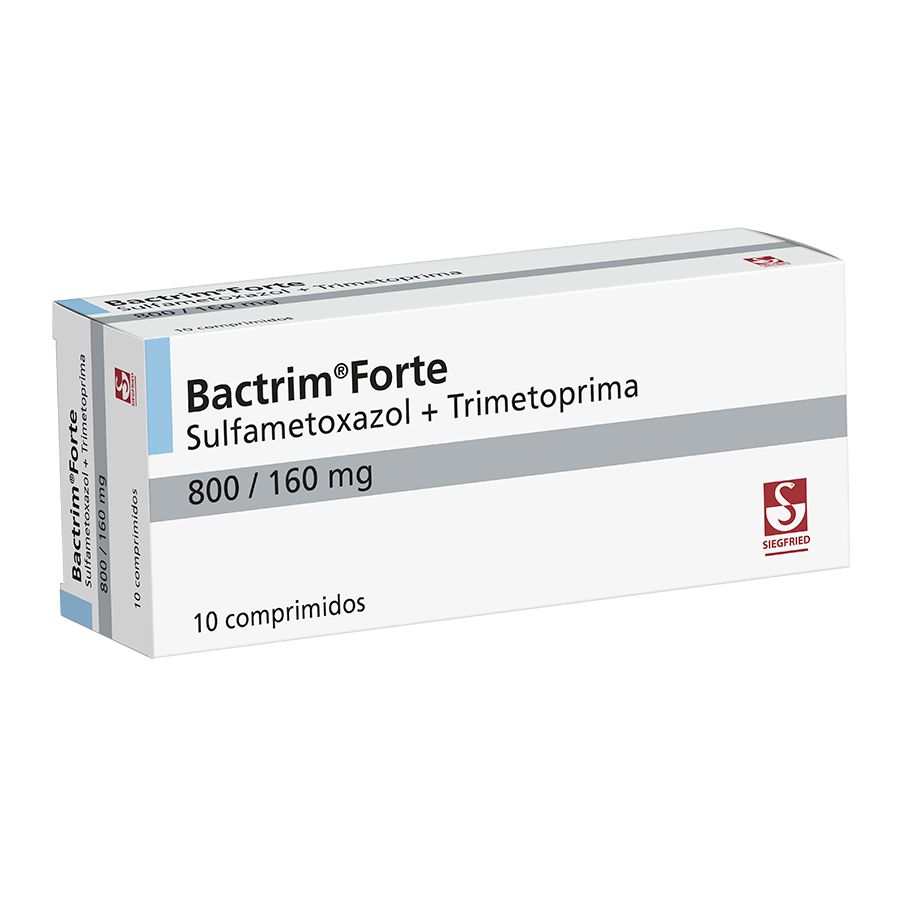  BACTRIM 800 mg x 160 mg SIEGFRIED x 10 Comprimidos345077