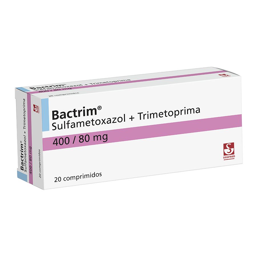  BACTRIM 400 mg x 80 mg SIEGFRIED x 20 Comprimidos345095