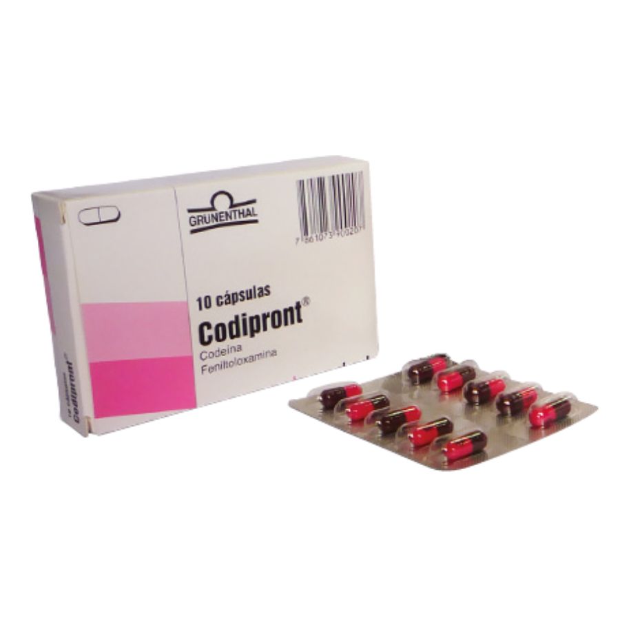  CODIPRONT 30 mg x 30 mg GRUNENTHAL x 10 Cápsulas Blandas345105