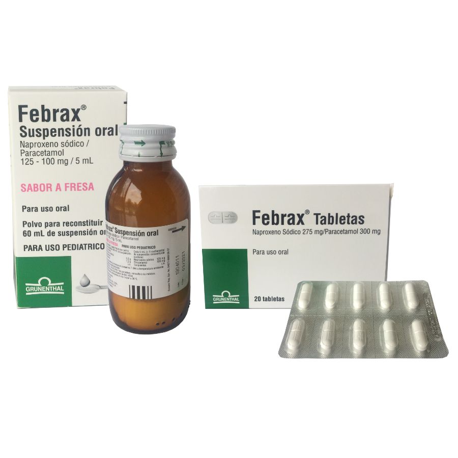  FEBRAX 275 mg x 300 mg GRUNENTHAL x 20 Tableta345167