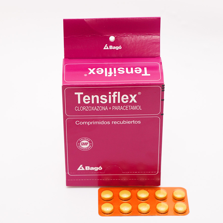  TENSIFLEX 250 mg x 300 mg x 10 Comprimidos Recubiertos345200