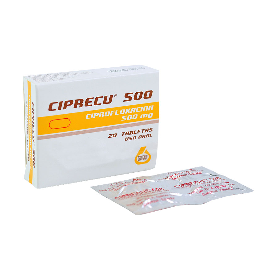  CIPRECU 500 mg ECU x 20 Tableta345255