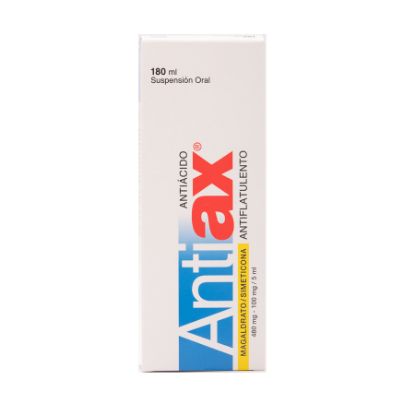  Antiácido ANTIAX 480 mg x 100 mg Suspensión 180 ml345367