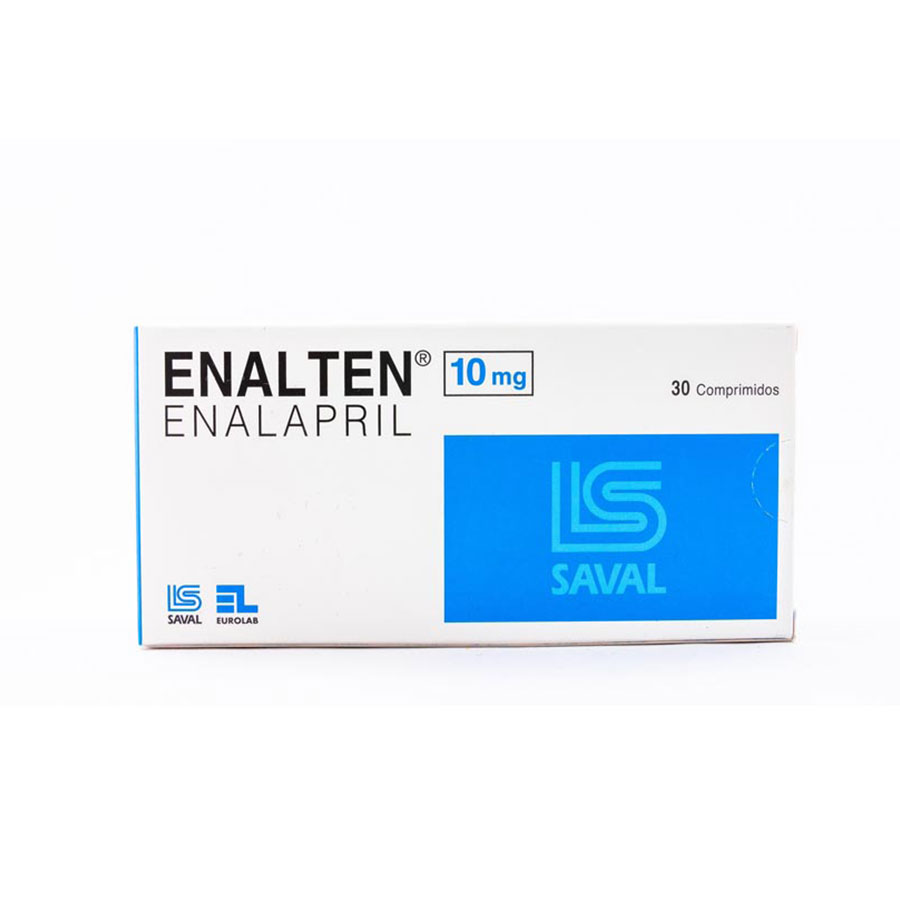  ENALTEN 10 mg ECUAQUIMICA x 30 Comprimidos345461