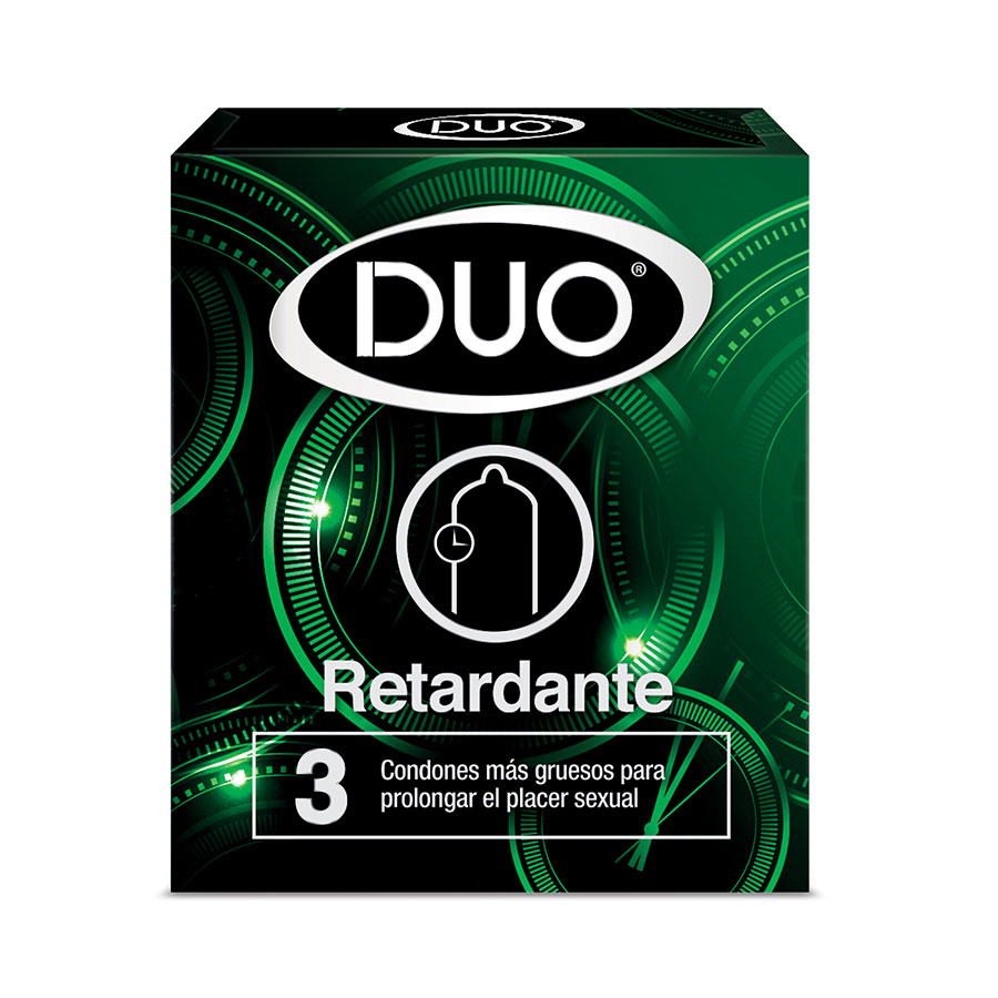  Preservativo DUO Retardate 2403 3 unidades345497