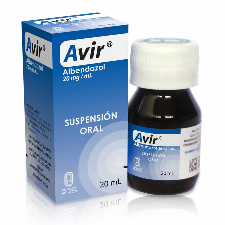  AVIR 20 mg QUIMICA ARISTON Suspensión345501