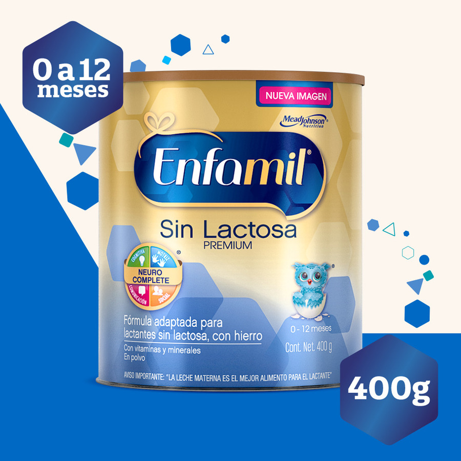  Fórmula Infantil ENFAMIL Premium sin lactosa Lata de 400g345646