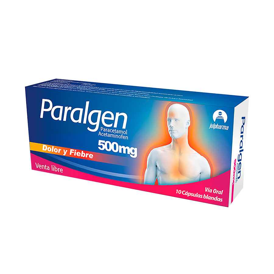  PARALGEN 500 mg Cápsulas Blandas x 30345837