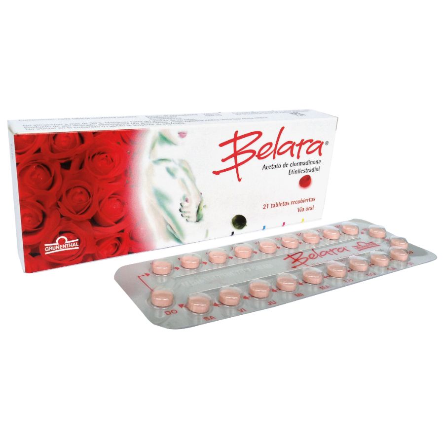  BELARA 0.030 mg x 2 mg GRUNENTHAL Tableta Recubierta345864