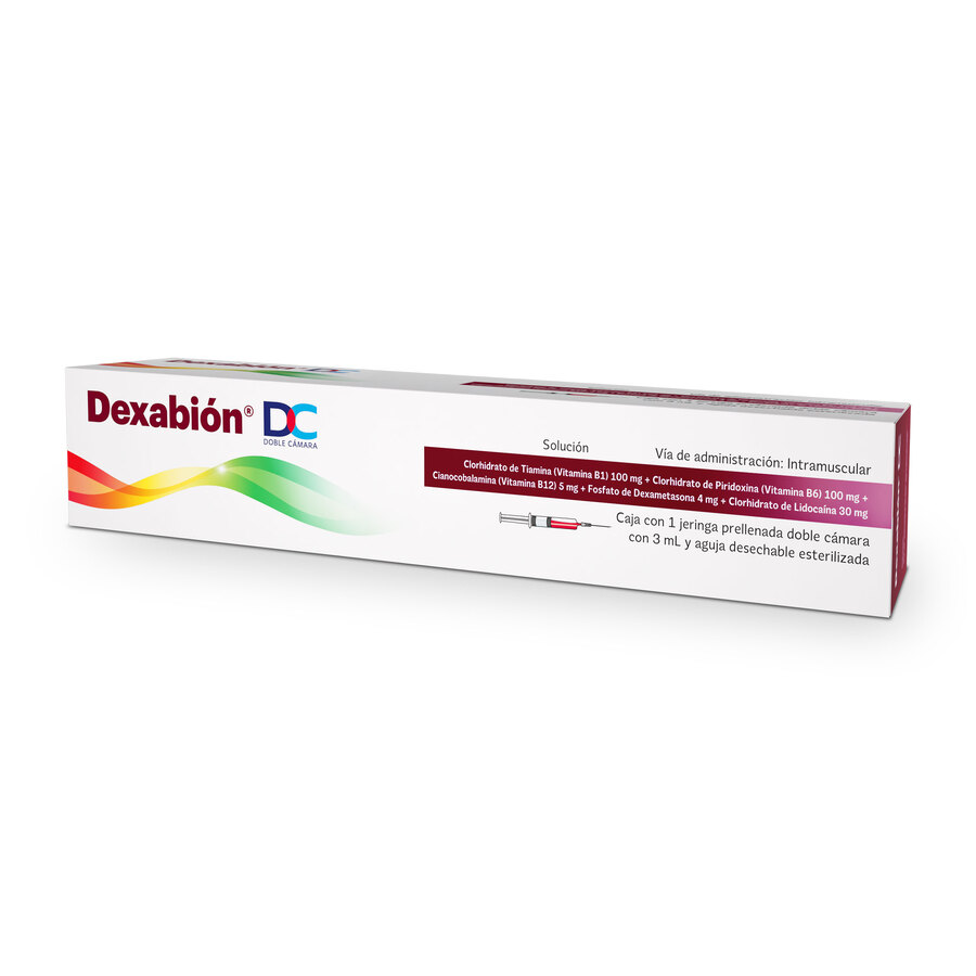  DEXABION 100 mg x 100 mg x 5 mg x 30 mg x 4 mg PROCTER & GAMBLE Ampolla Prellena345915