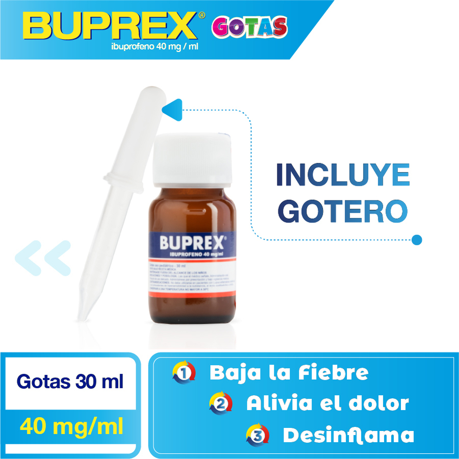  BUPREX 40 mg en Gotas 30 ml346000