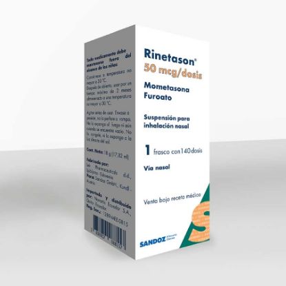 Nasonex 50 mcg/Dosis Suspension Nasal para Nebulizacion x 140 Dosis