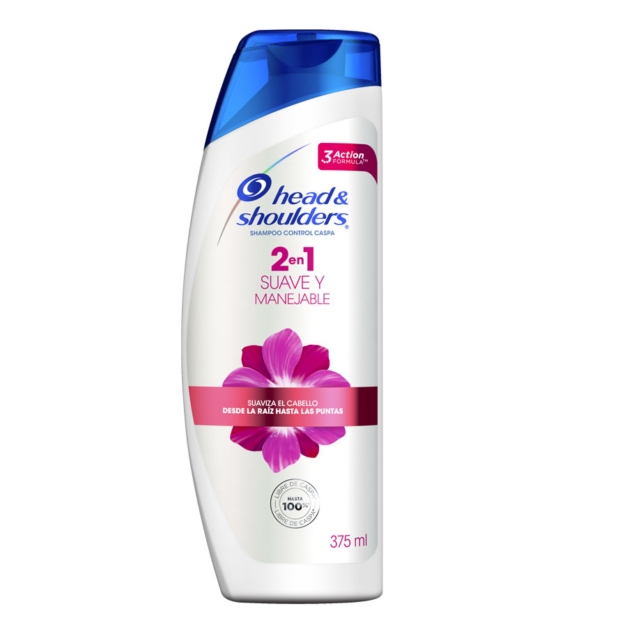  Shampoo HEAD&SHOULDERS Suave y Manejable 2 en 1 97077 375 ml348705