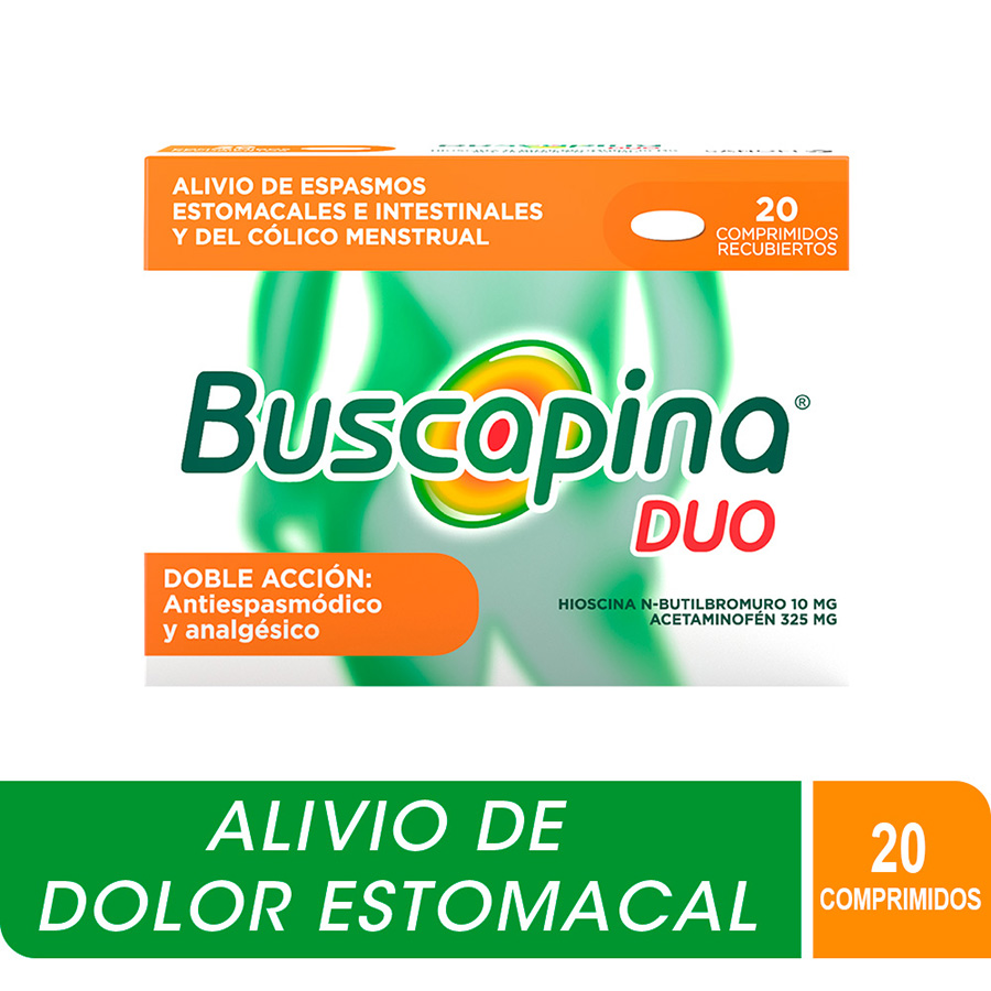  BUSCAPINA Duo 325/10mg Comprimidos recubiertos x 20349798