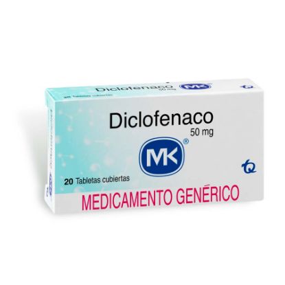  DICLOFENACO SODICO 50 mg TECNOQUIMICAS x 20 Tableta350878