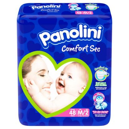  Pañal PANOLINI Comfort Sec Medium 19127 48 unidades352261