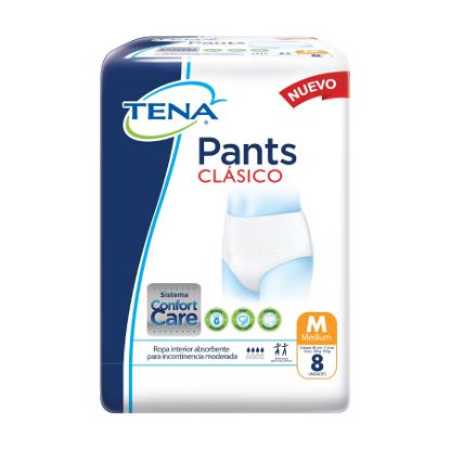  Ropa Interior Adulto TENA Pants Clásico  Medium 35052 8 unidades352656