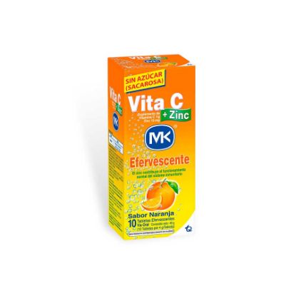  Vitamina C VITA-C 1g x 10 mg Tableta Efervescente x 10353793