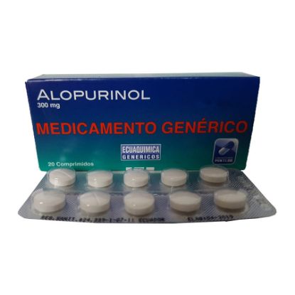 ALOPURINOL 300 mg ECUAQUIMICA x 20 Comprimidos353877