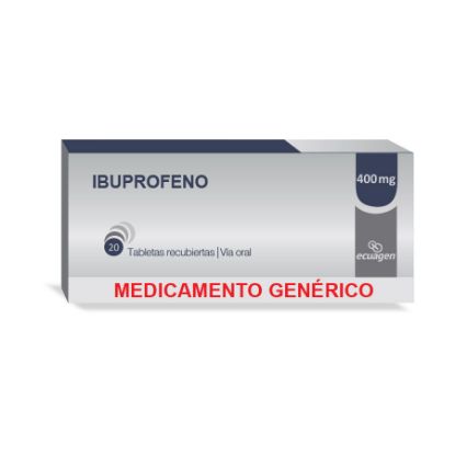  IBUPROFENO 400 mg ECUAGEN x 20 Tableta Recubierta353902