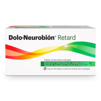  DOLO-NEUROBION 100 mg x 100 mg x 1 mg x 100 mg PROCTER & GAMBLE x 20 Retard Tabletas Recubiertas353997