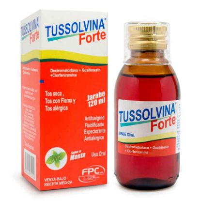  TUSSOLVINA Forte 15 mg x 100 mg x 4 mg Jarabe 120 ml354035