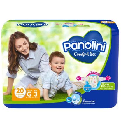 Pañal PANOLINI Comfort Sec  Large 96685 20 unidades354384