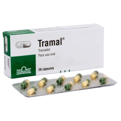 TRAMAL 50 mg GRUNENTHAL x 20 Cápsulas356509