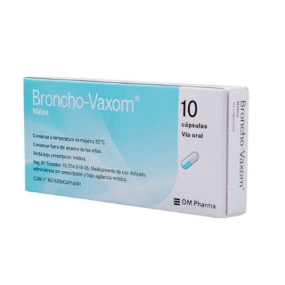  BRONCHO-VAXOM 3.5 mg OM PHARMA x 10 Cápsulas356555