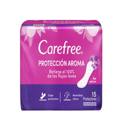  Protectores Diarios CAREFREE Protección Aroma Estándar 1096 15U356666